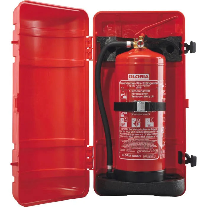 Feuerlöscher-Schutzhaube Truckbox kompakt – ideal für Gefahrguttransporte