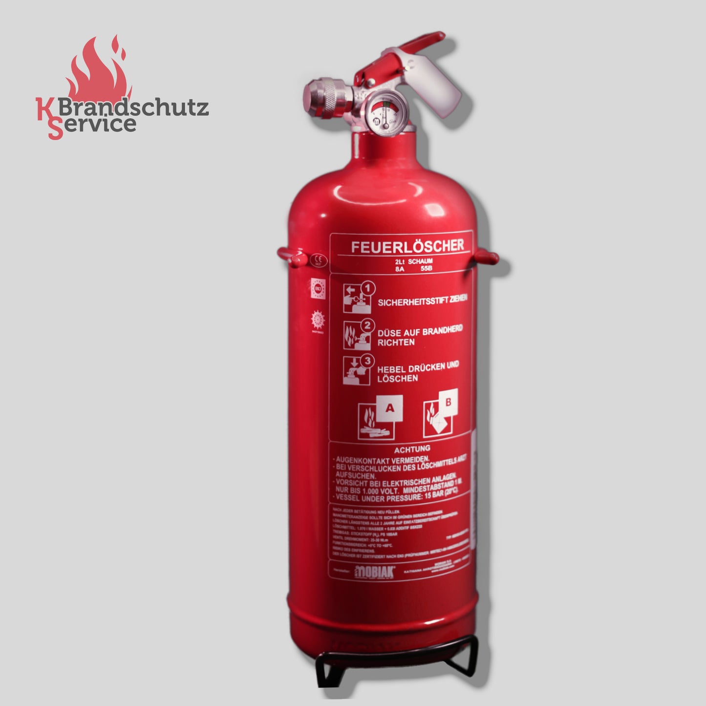 Schaumfeuerlöscher von MOBIAK - MBK05-020AF-P1D