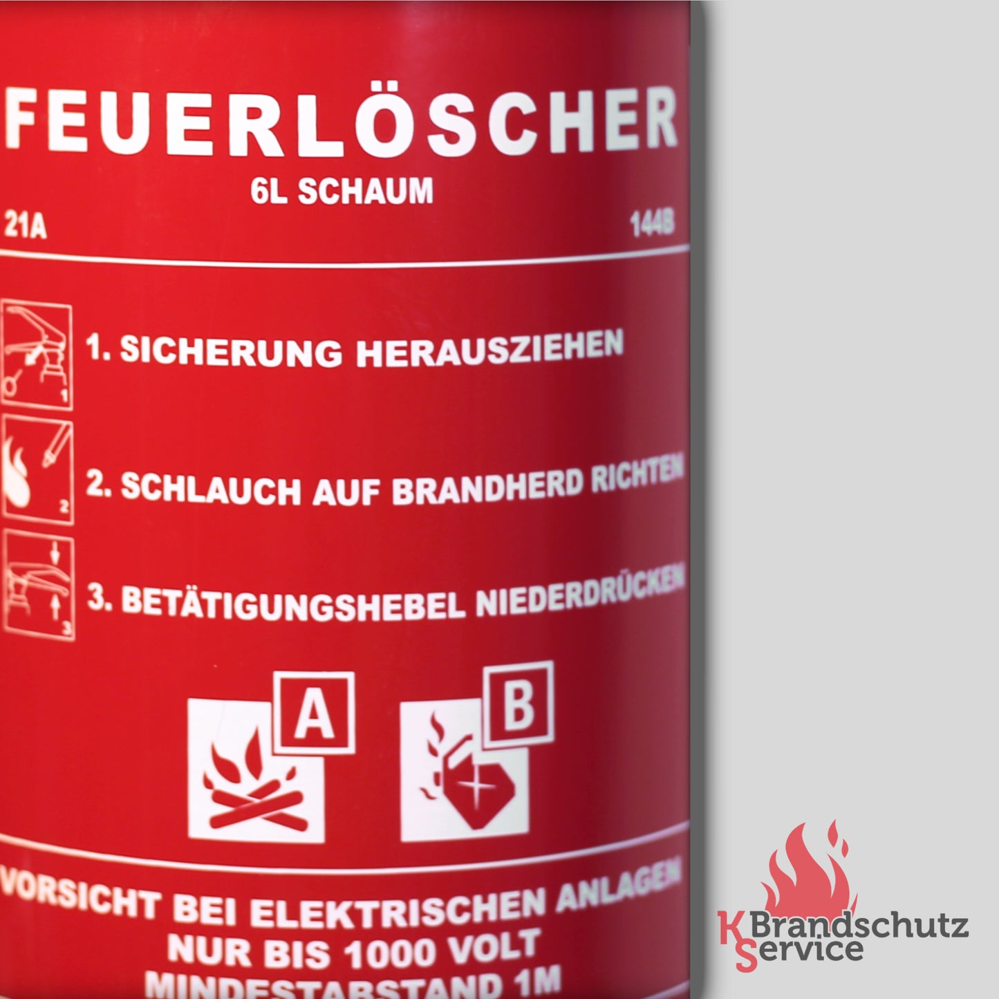 MOBIAK MBK07-060AF-P1E, 6 kg, Schaumlöscher, 34A, 183B, Detailansicht 1